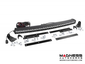 GMC Sierra 1500 30in Single Row Curved CREE LED Grill Kit by Rough Country (2014 - 2018)